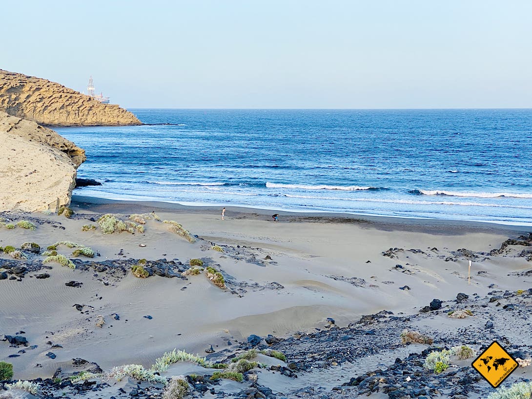 Playa Montaña Pelada Teneriffa Strand