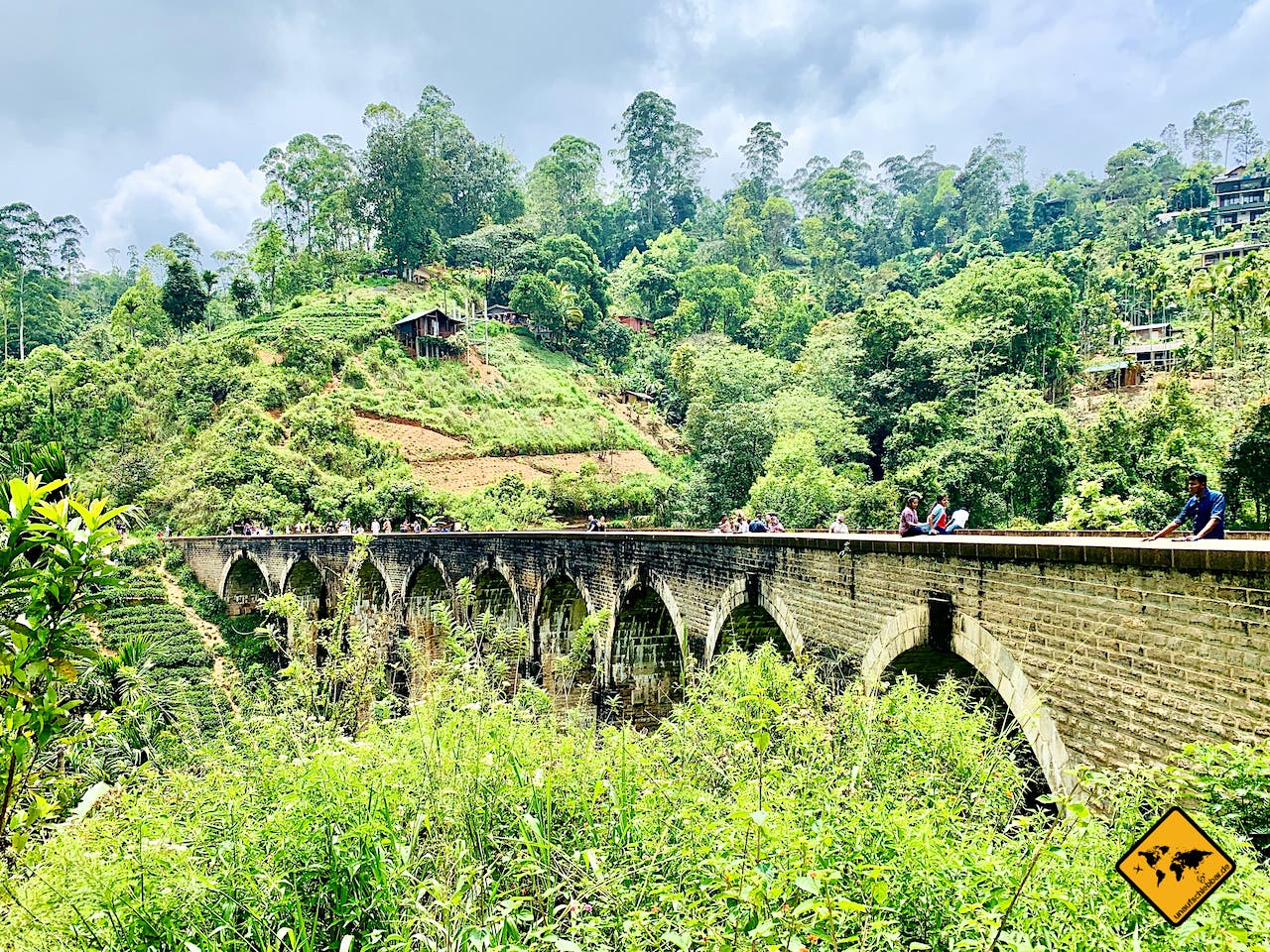 Materialien Landschaft Nine Arches Bridge Sri Lanka