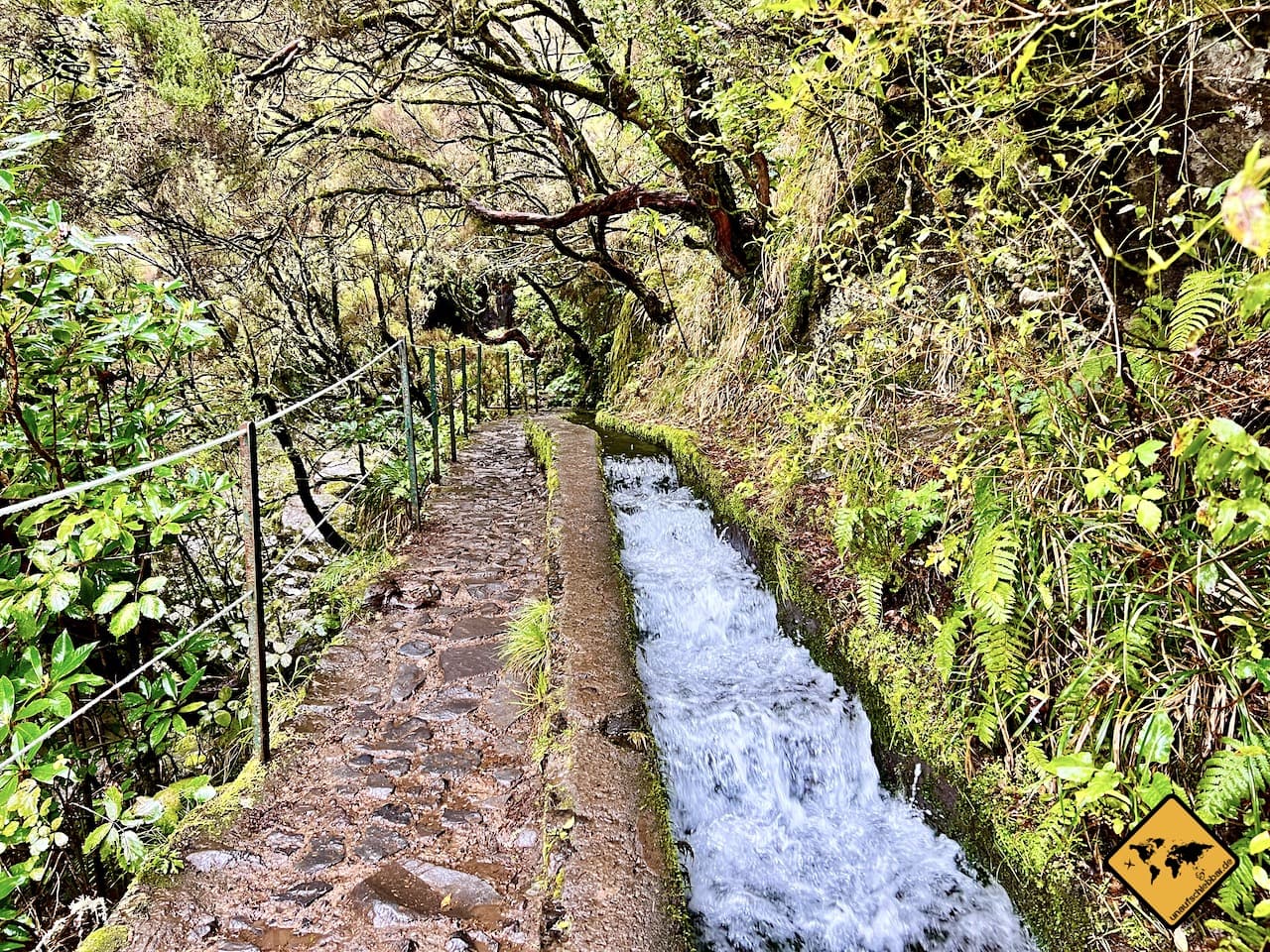 Levada Wanderweg Rabaçal 25 Quellen Madeira