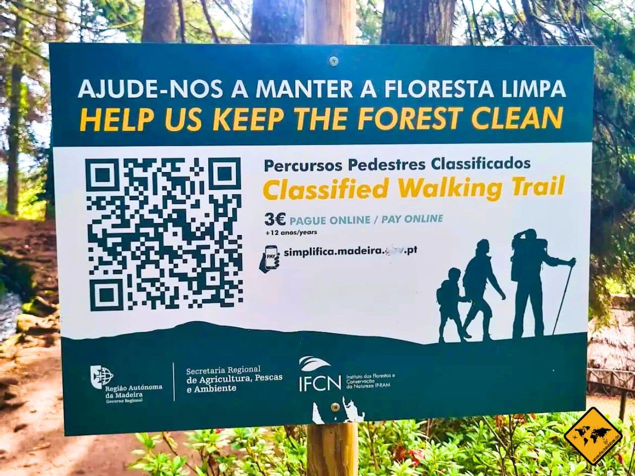 Madeira Gebühr Wanderwege