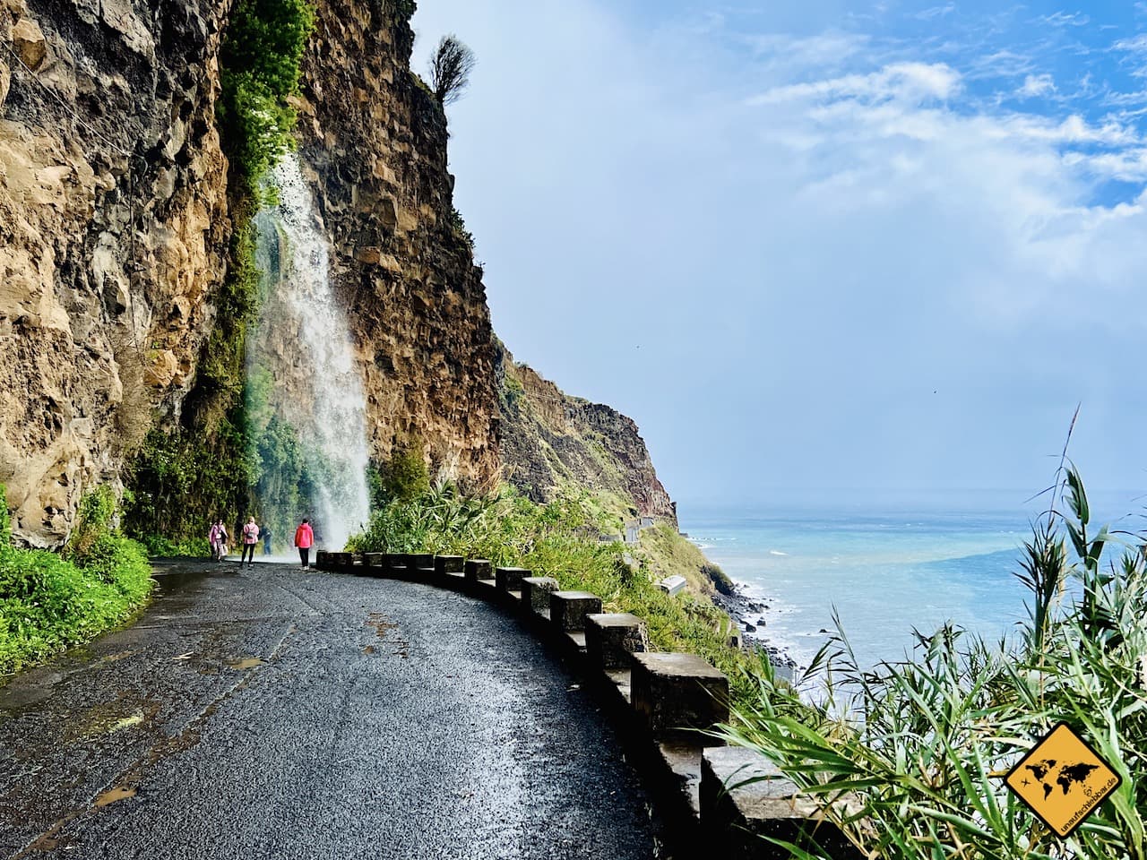 Madeira Wasserfall Straße