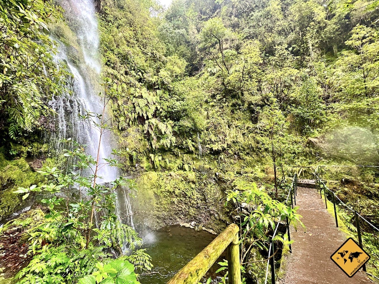 Wanderung Wasserfälle Madeira Queimadas
