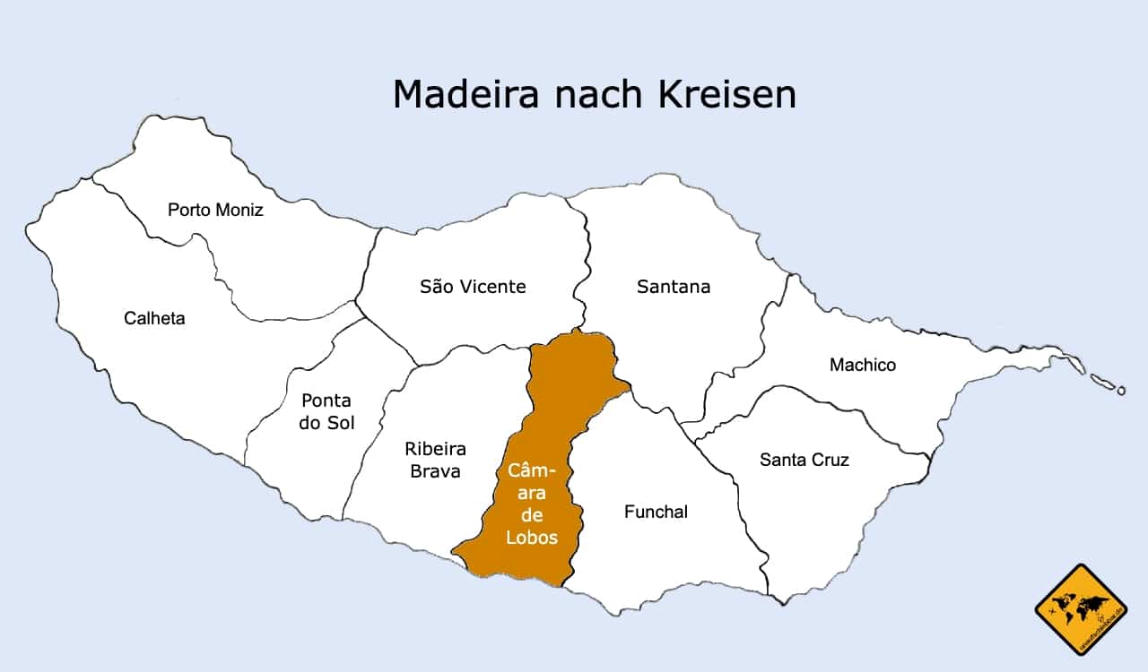 Madeira nach Kreisen Câmara de Lobos