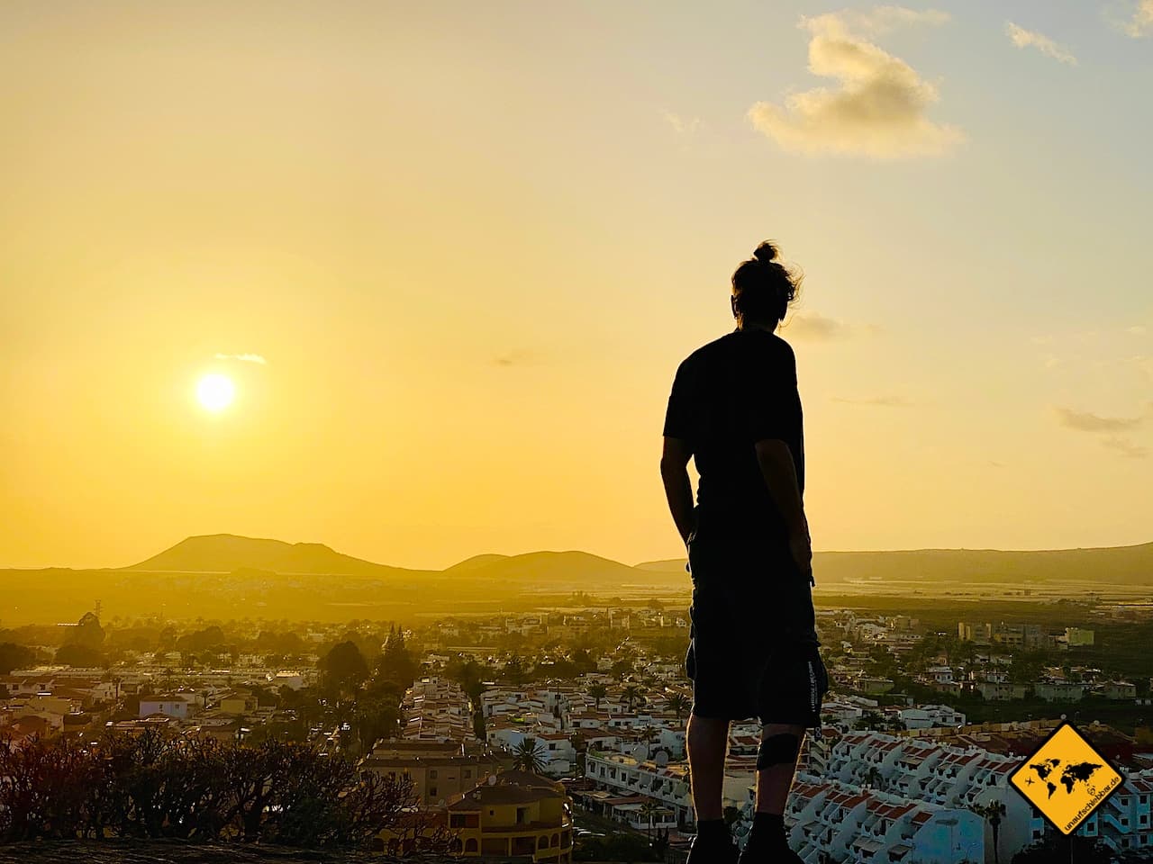 Sonnenuntergang Ausblick Montaña Amarilla
