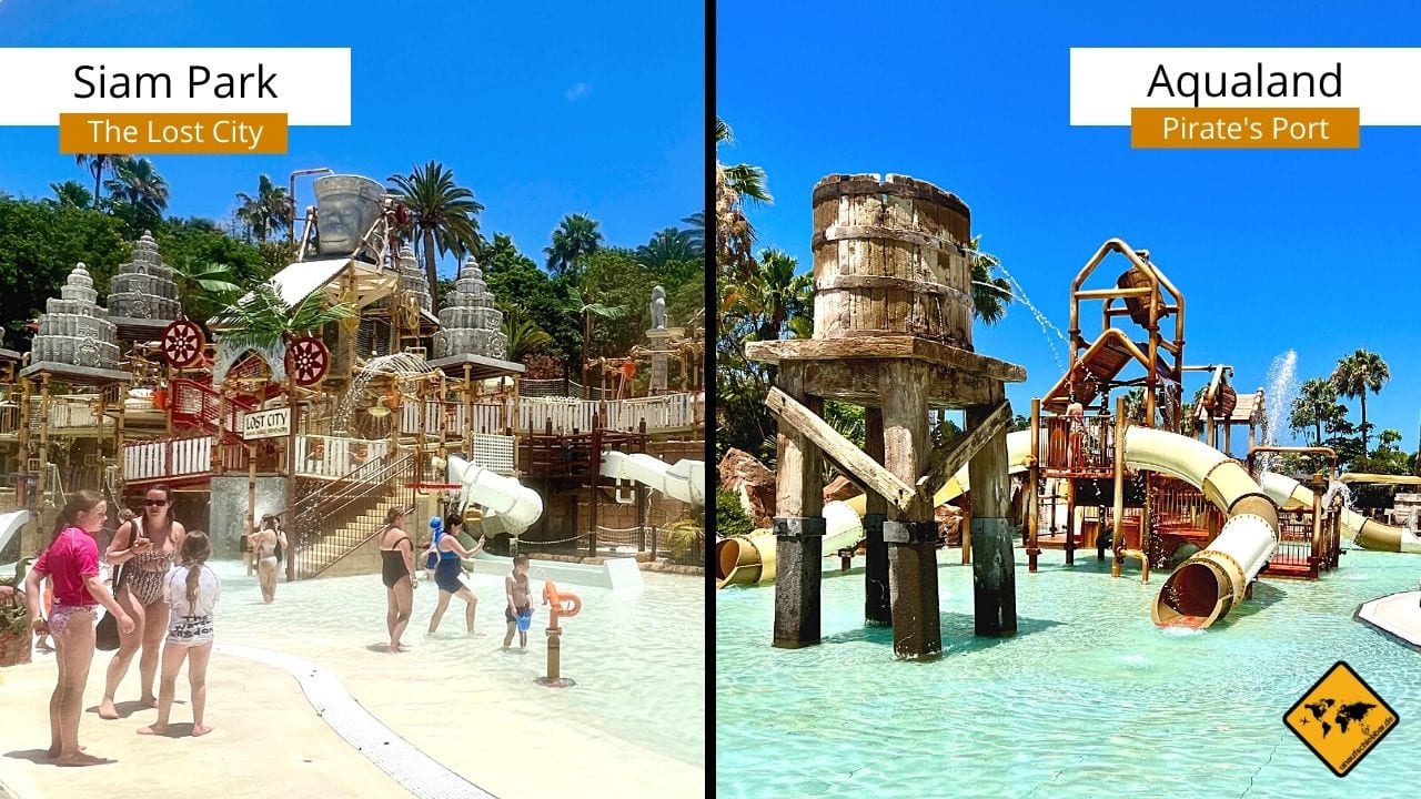 Aqualand Costa Adeje vs Siam Park Kinderbereiche