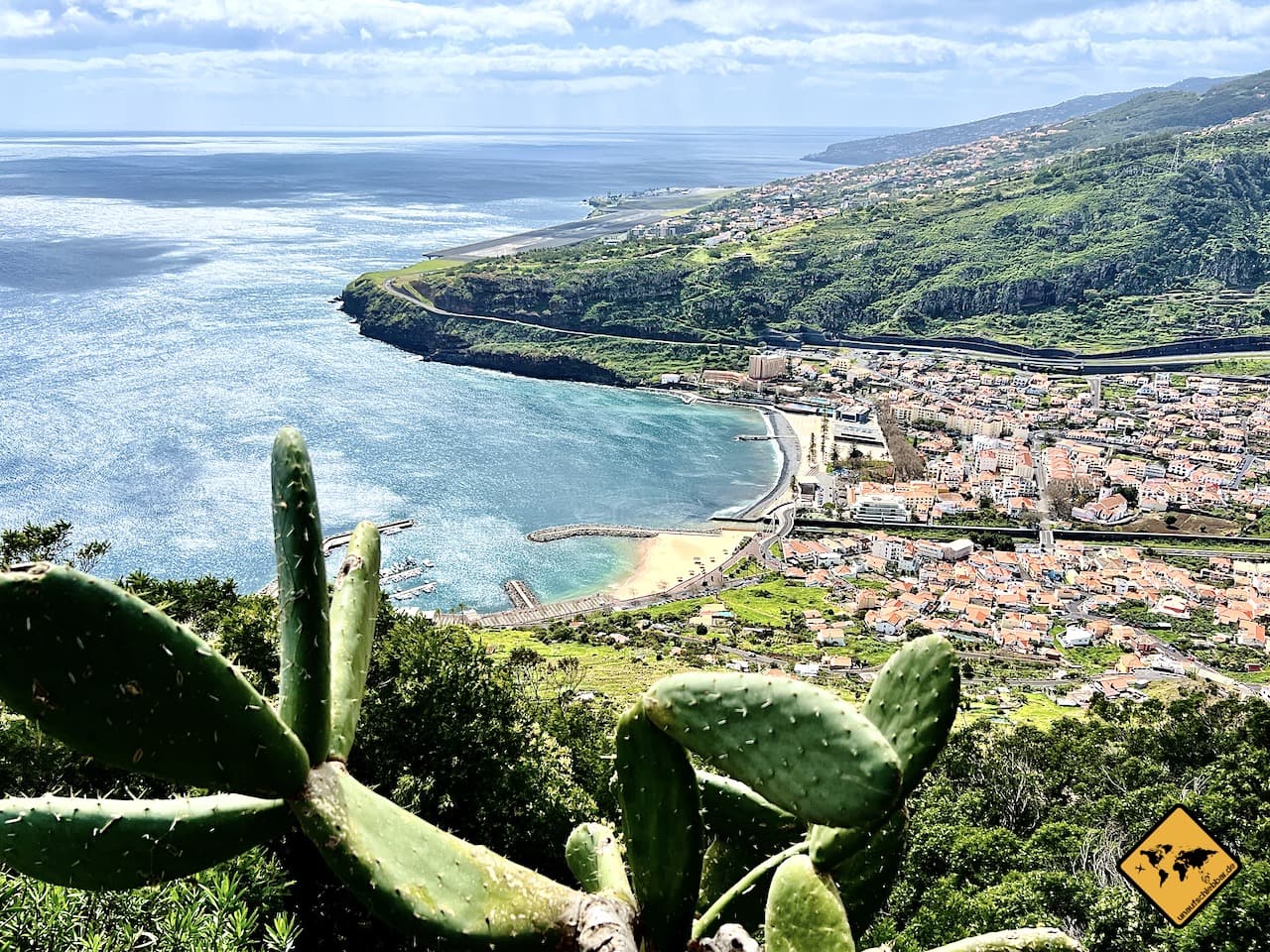 Ausblick Miradouro do Pico do Facho Madeira