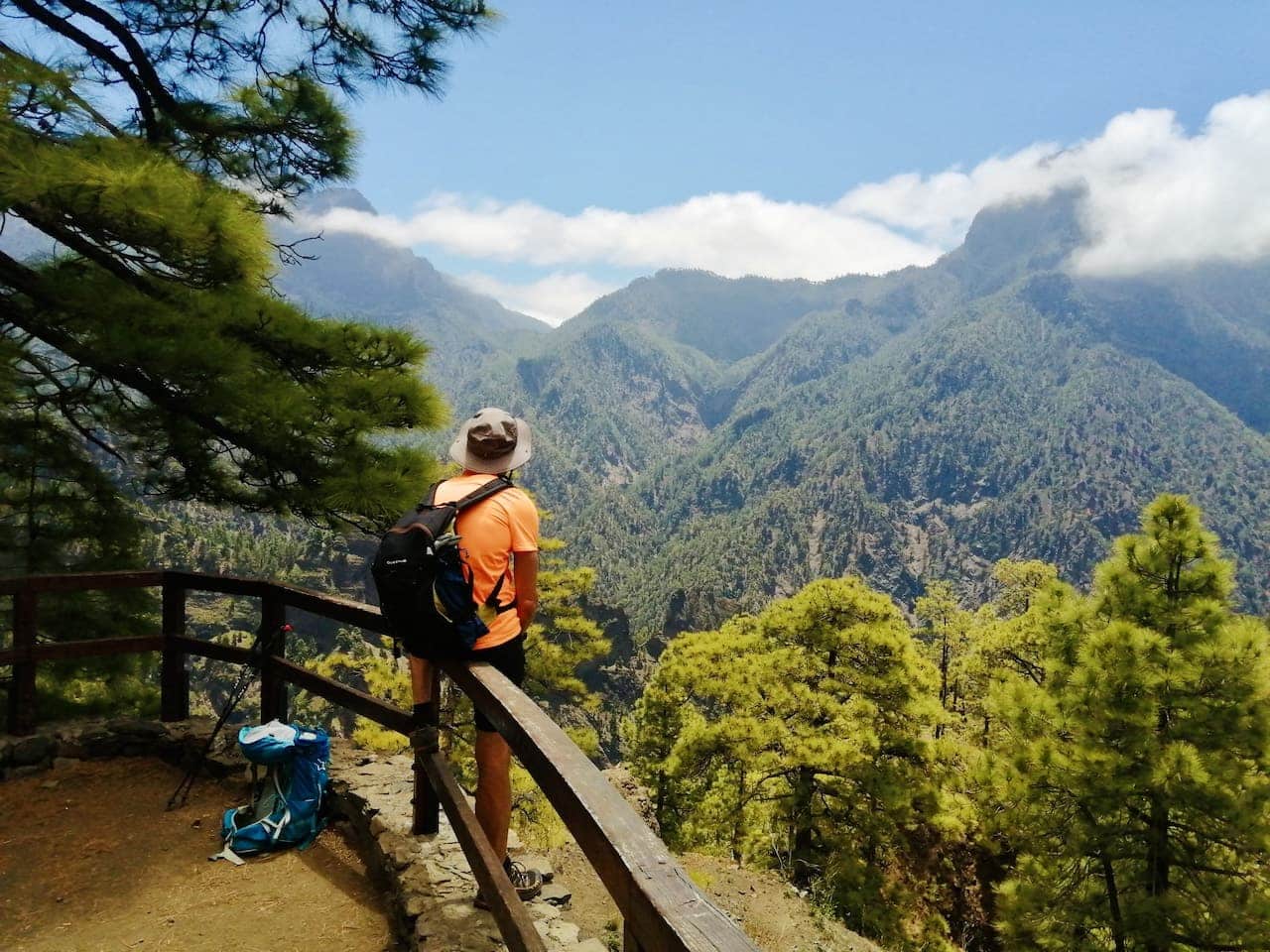 Caldera de Taburiente Wanderung La Palma Aussicht
