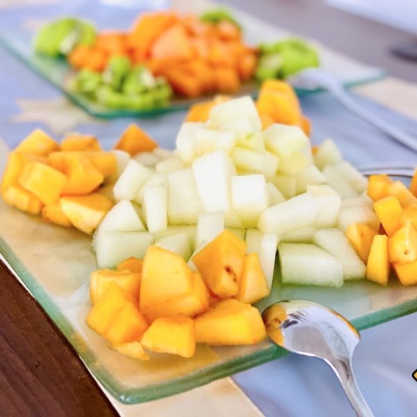 Jardin de la Paz Frühstück Obst