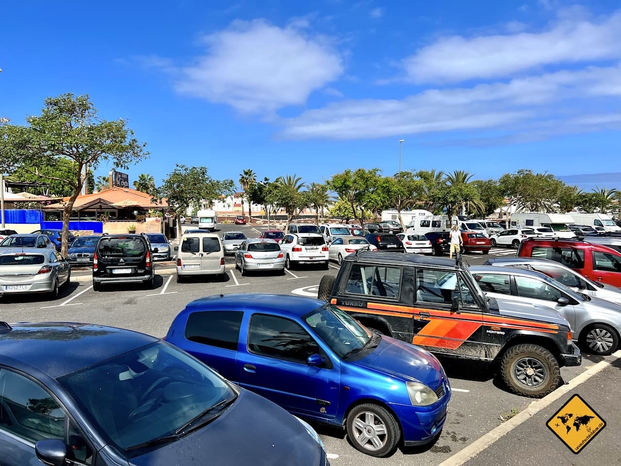Parkplatz kostenlos Costa Adeje Aqualand
