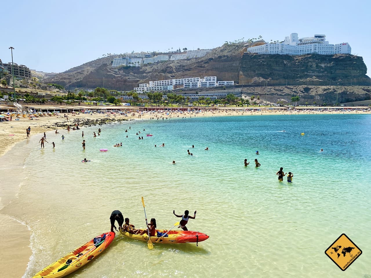 Playa de Amadores Gran Canaria Wasser Strand