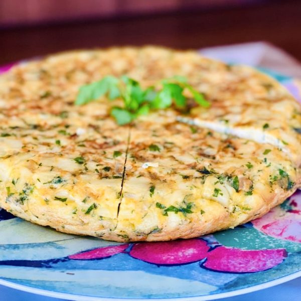 Spanische Tortilla Frühstücksbuffet Jardin de la Paz