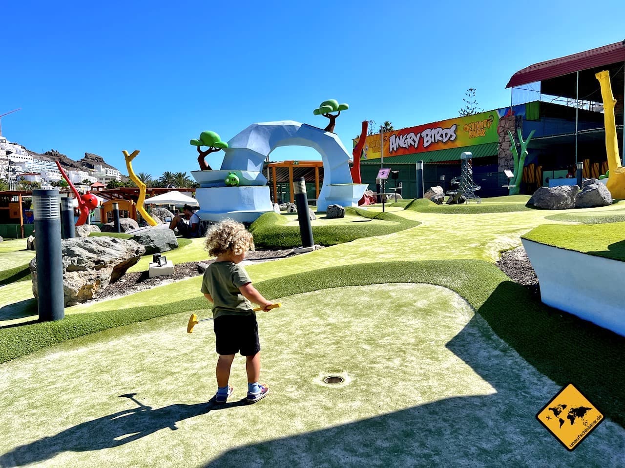 Gran Canaria mit Kindern Minigolf Angry Birds Activity Park