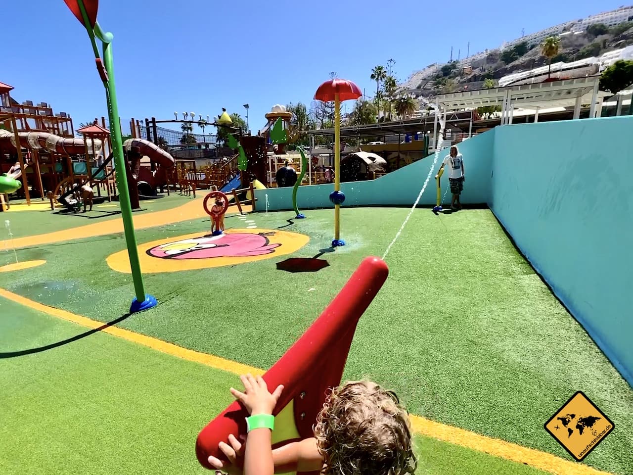 Gran Canaria mit Kindern Wasserspielplatz Angry Birds Park