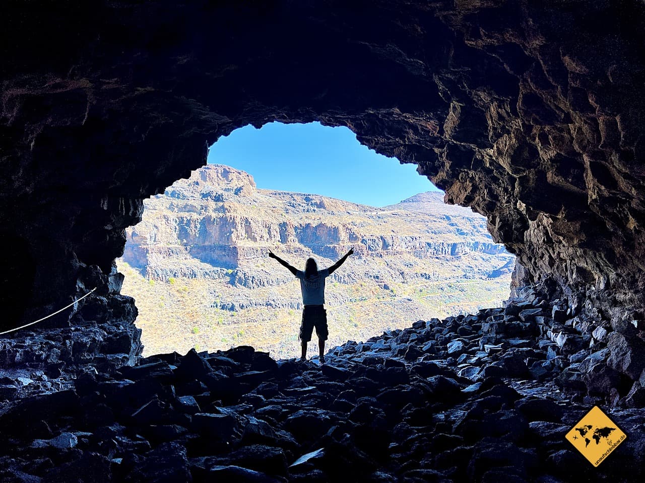 Höhle Gran Canaria La Fortaleza de Ansite