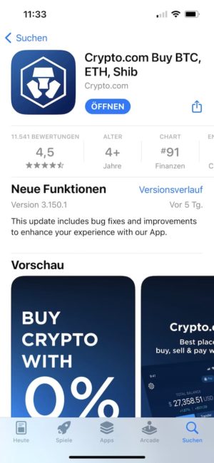 Crypto.com App iOS