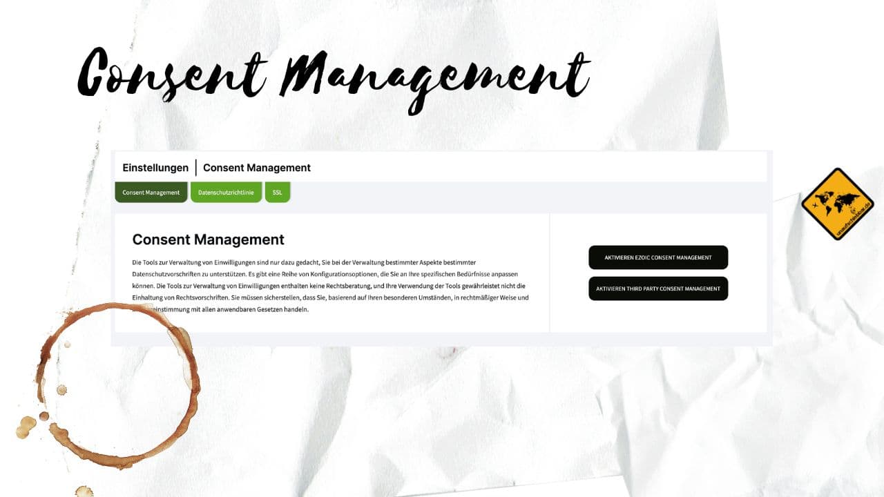 Ezoic DSGVO - Consent Management - third party cookies