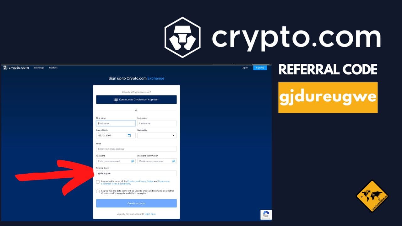 Referral Code Crypto.com exchange