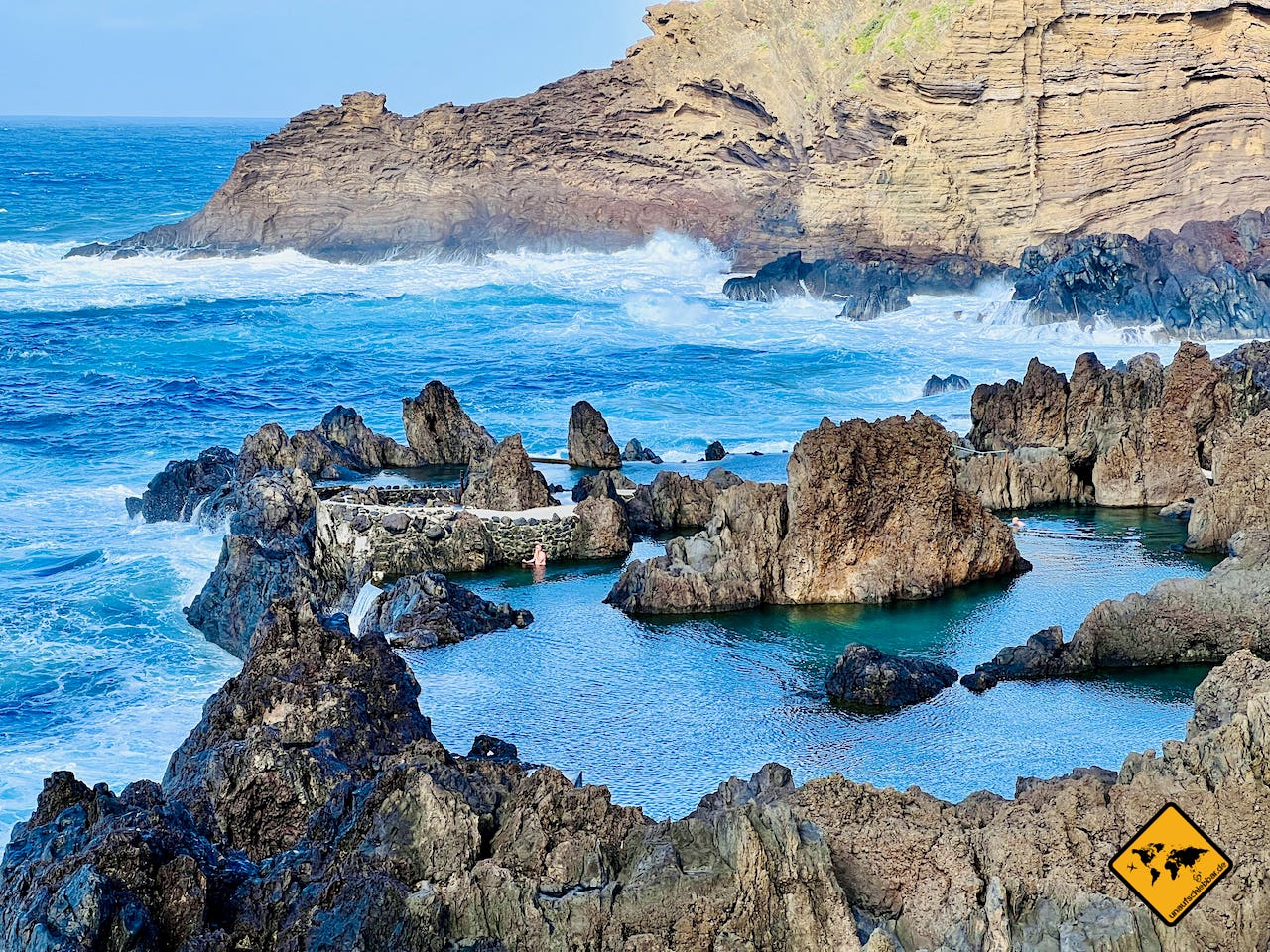 Madeira Sehenswürdigkeiten Naturpools Porto Moniz