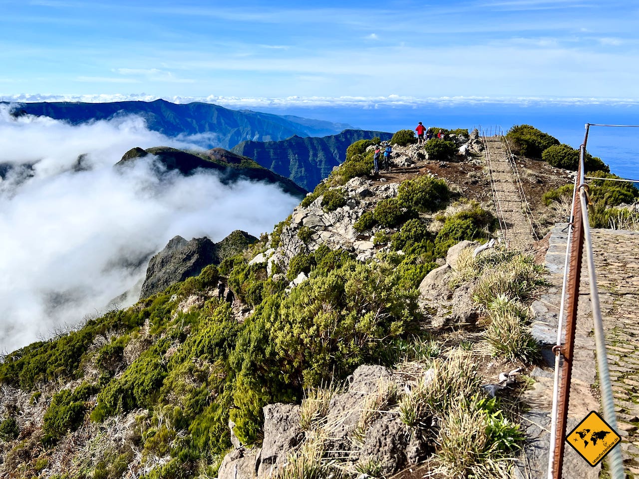 Madeira wo am schönsten Pico Ruivo Berglandschaft