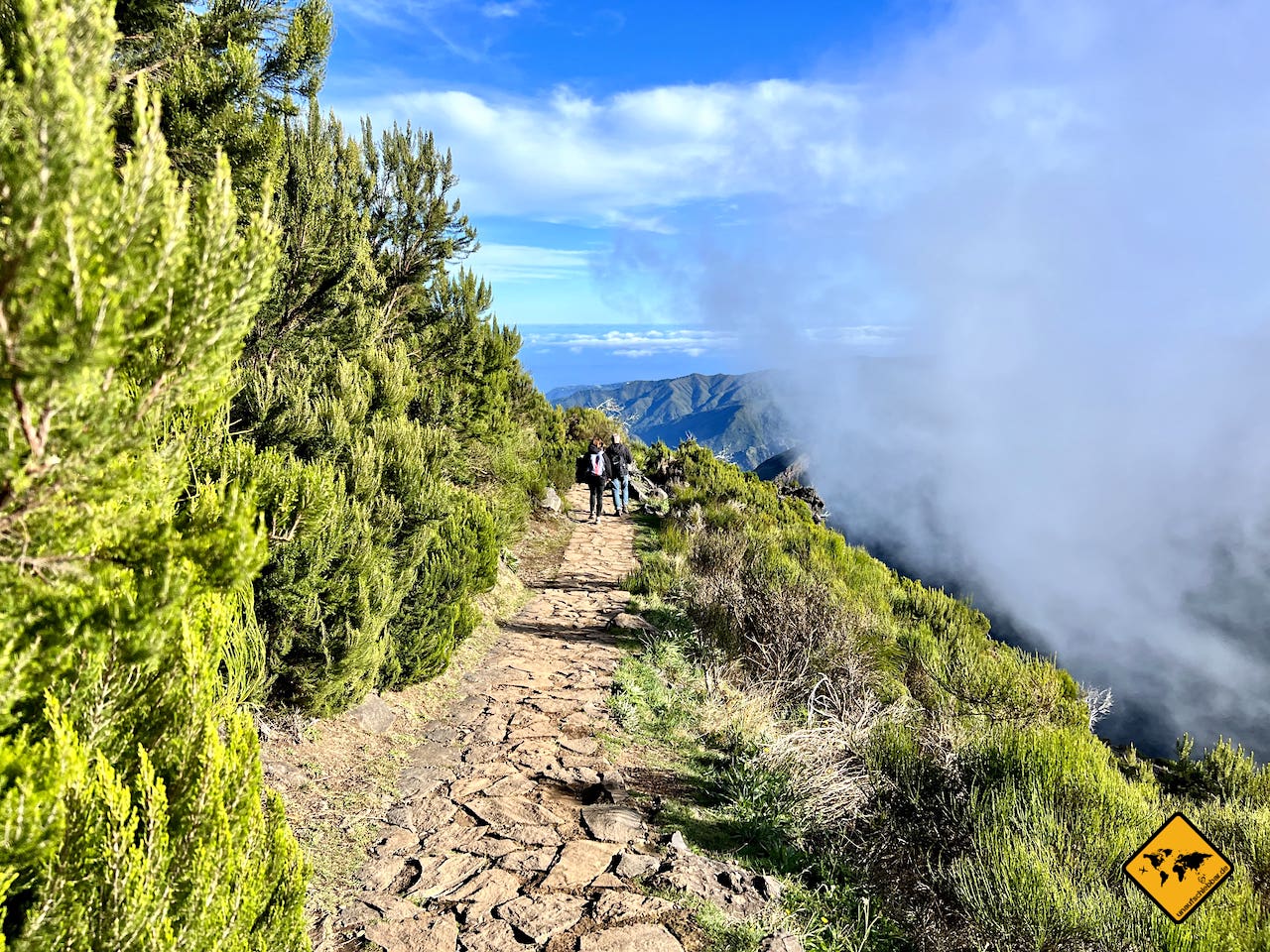 Pico Ruivo Wanderung Weg Achada do Teixeira