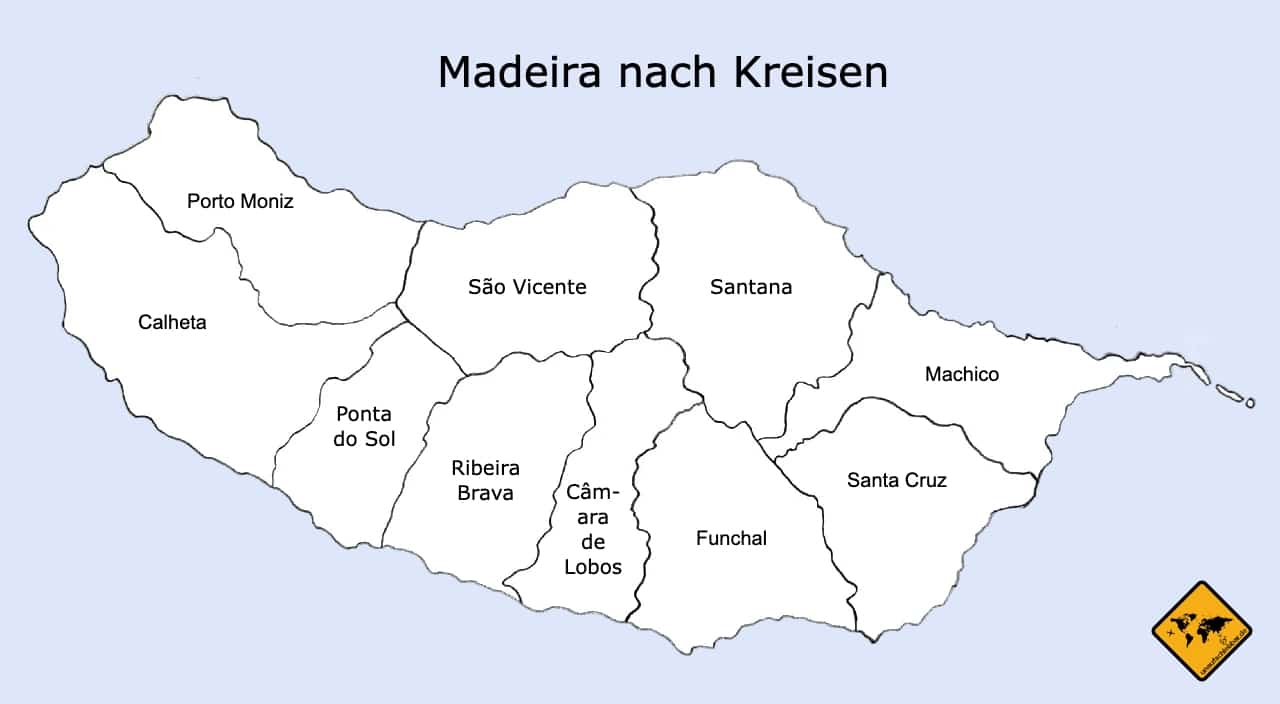Madeira Blog Karte Kreise