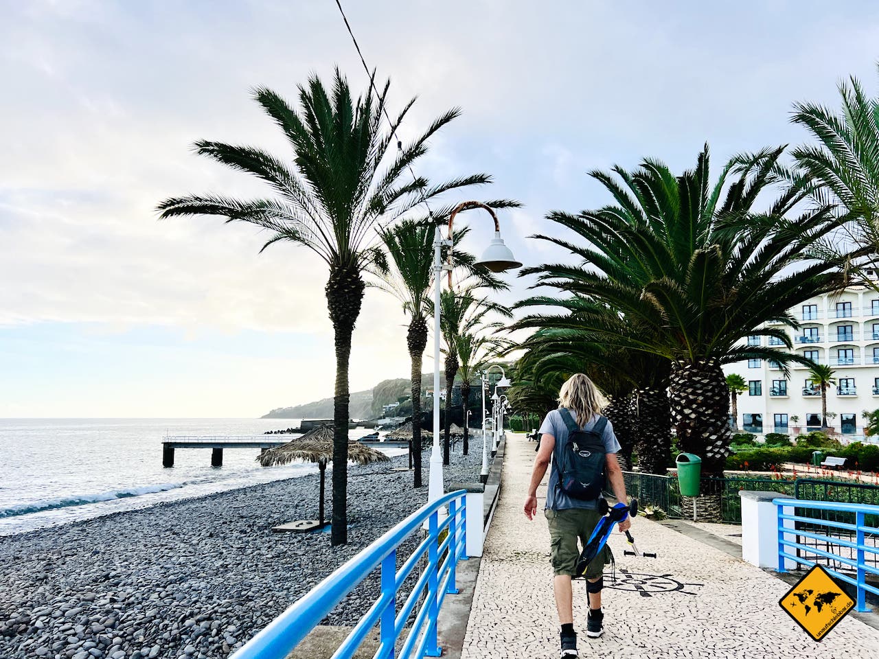 Madeira Praia Santa Cruz Promenade
