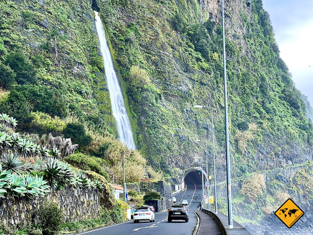 Madeira im März Wetter Erfahrungen Wasserfall