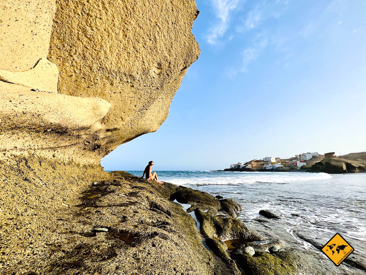 Tuffstein-Felsen Playa San Miguel de Tajao