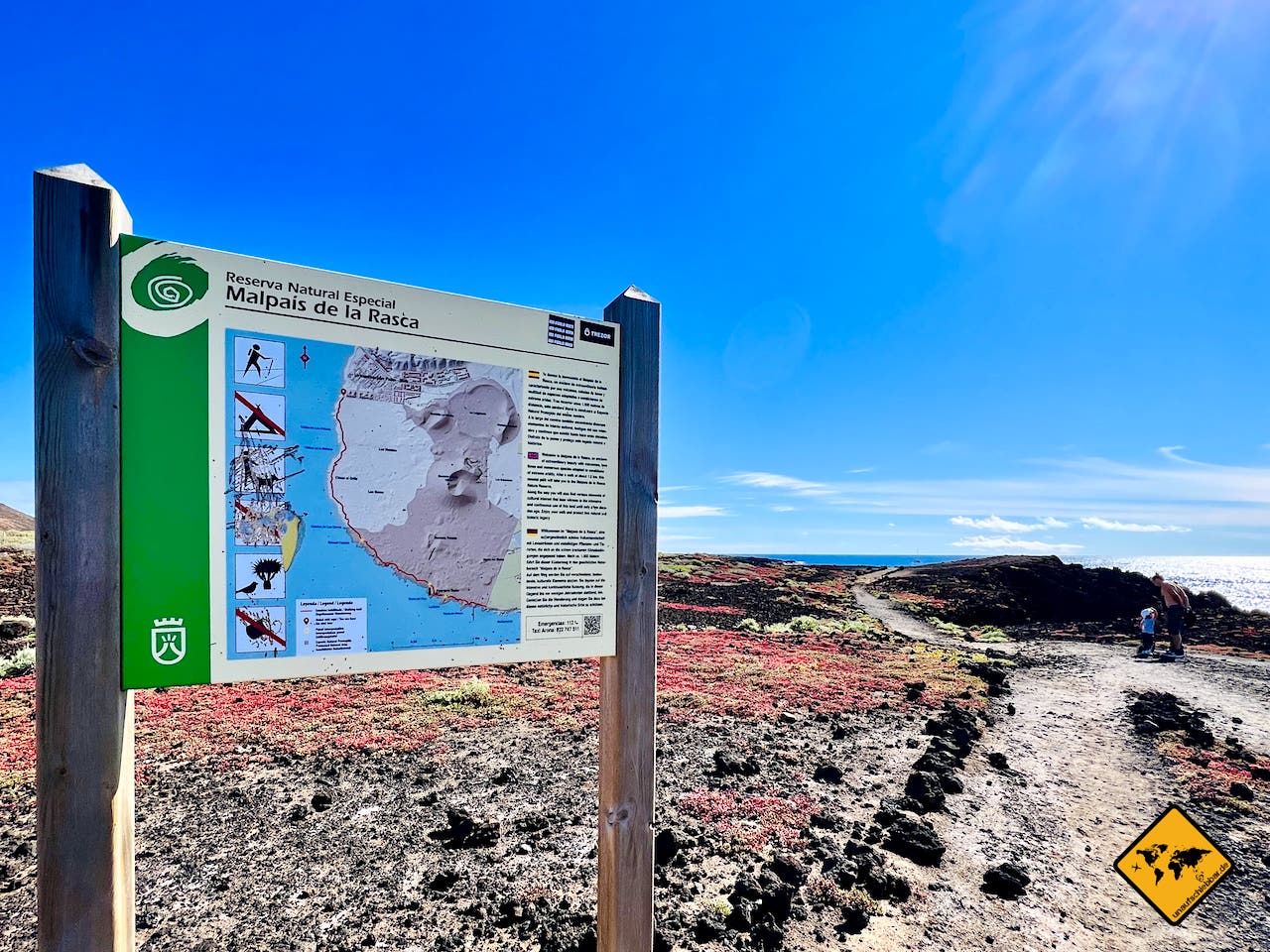 Malpaís de La Rasca wandern Teneriffa Lava