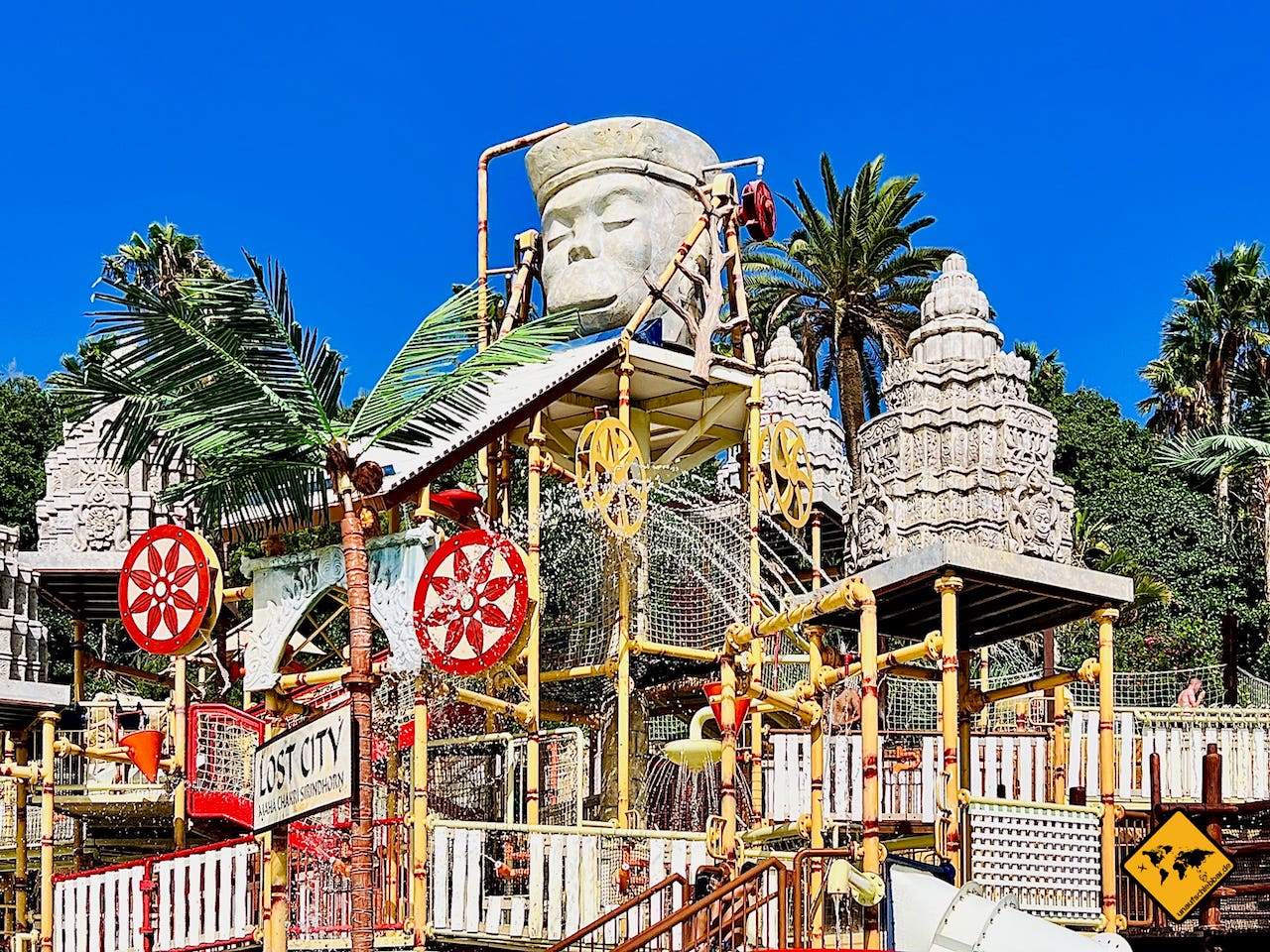 Unternehmungen mit Kindern Spaßbad Siam Park Teneriffa Lost City
