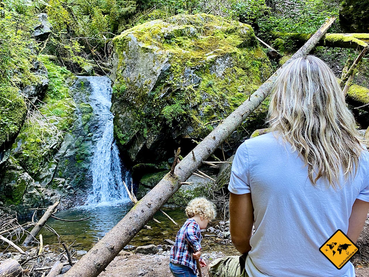 Familienurlaub Schwarzwald Wasserfall