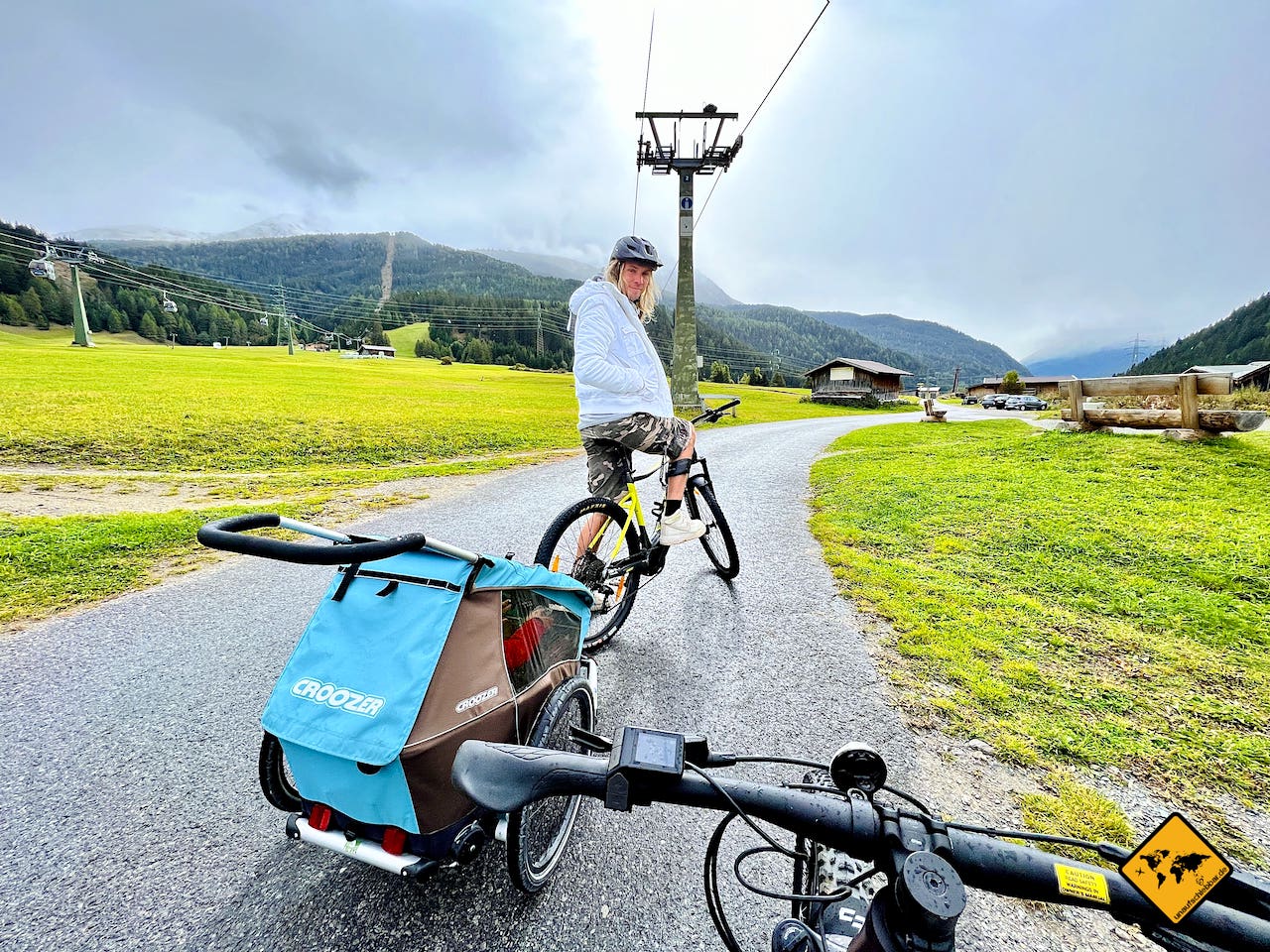 Unternehmungen mit Kindern Fahrradtour gutes Wetter