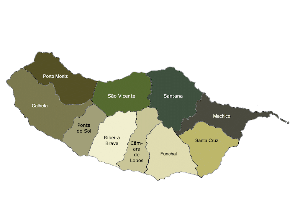 Madeira Reiseführer Karte