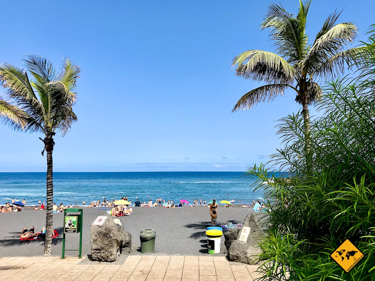 Teneriffa Urlaubsorte Puerto de la Cruz Playa Jardín