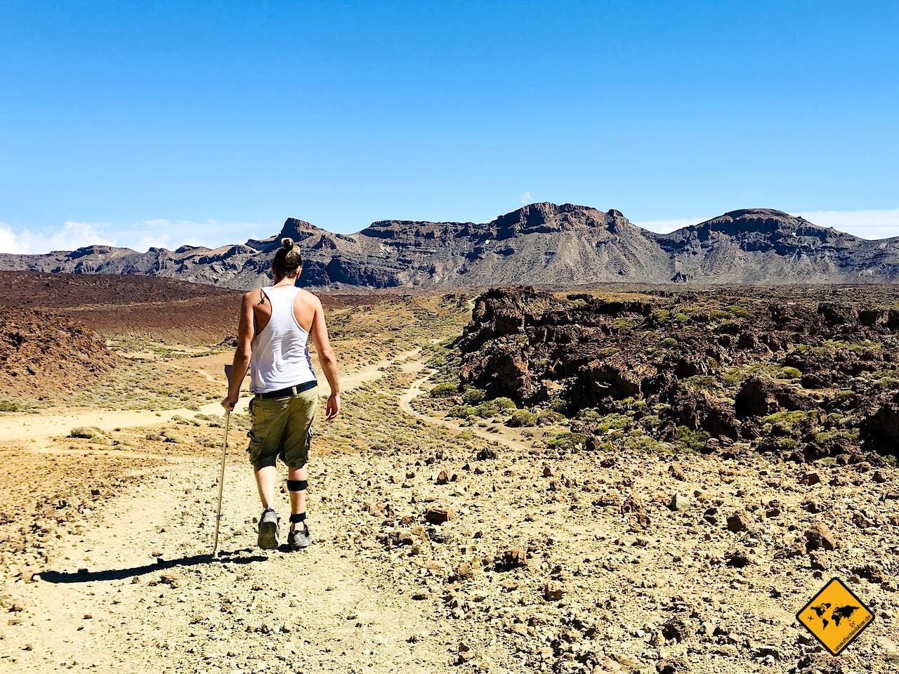 Teneriffa wandern Lava-Landschaft Teide