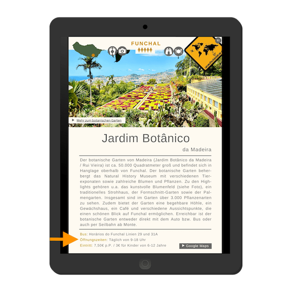 Vorschau E-Book Reiseführer Madeira botanischer Garten
