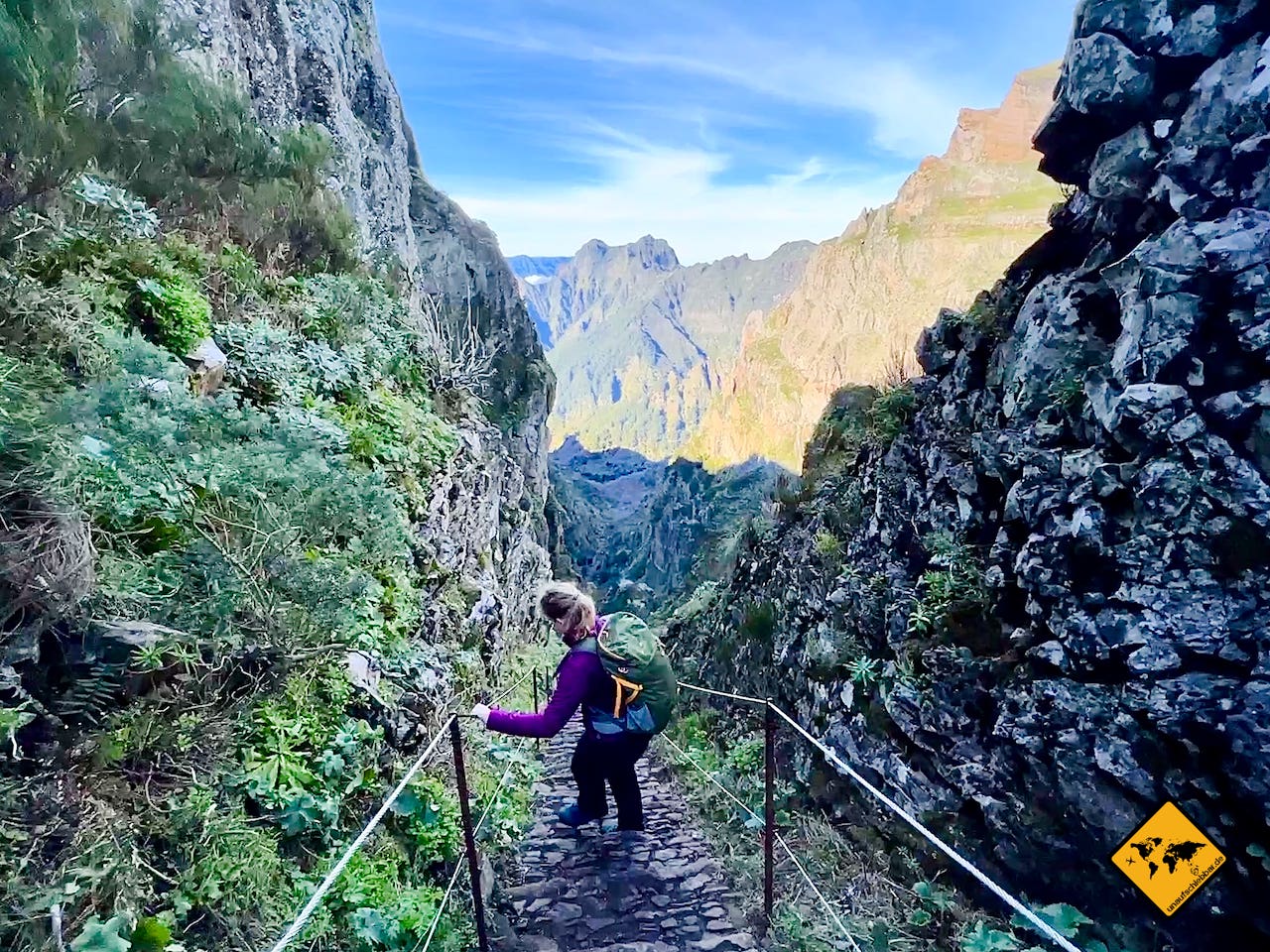 Madeira wandern Pico do Areeiro Pico Ruivo PR 1
