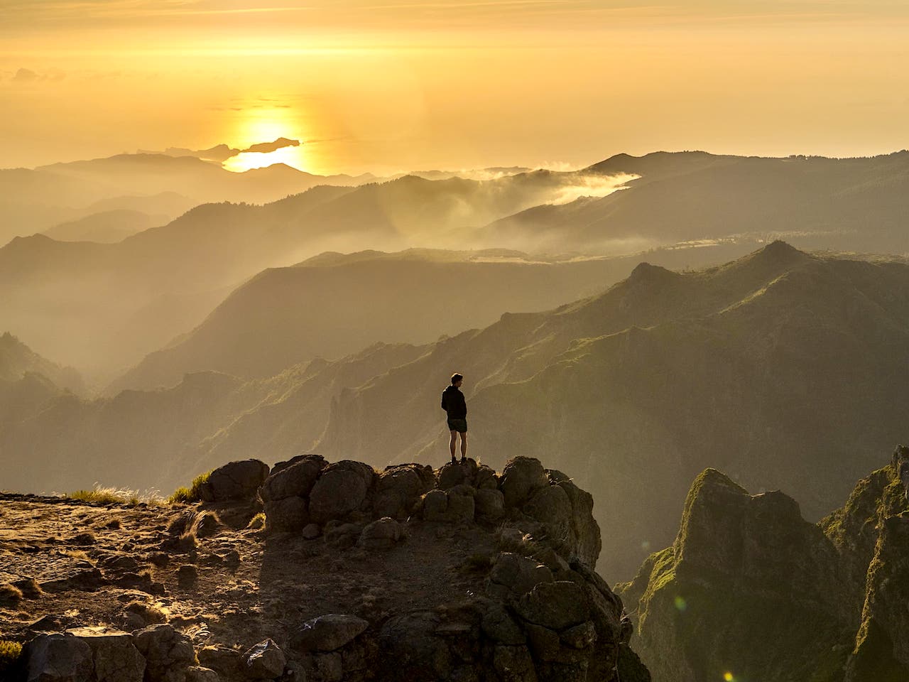 Pico Ruivo Sonnenaufgang