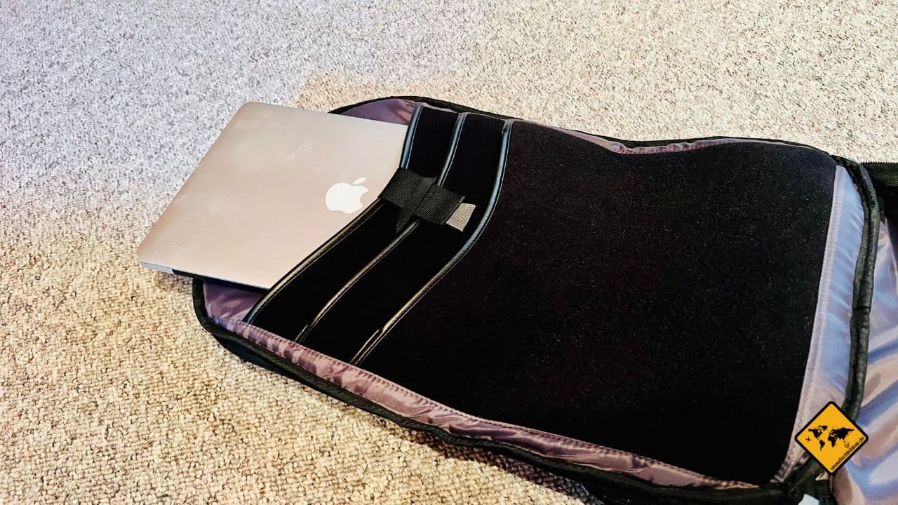 Rucksack für digitale Nomaden MacBook