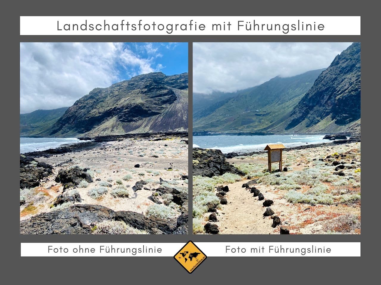 Landschaftsfotografie Führungslinie