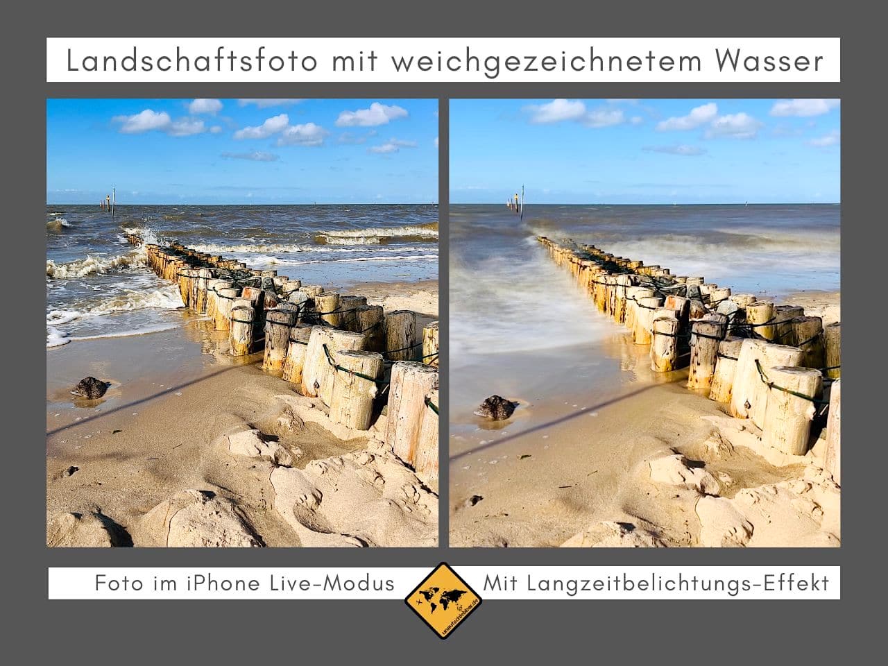 Landschaftsfotografie weichgezeichnetes Wasser