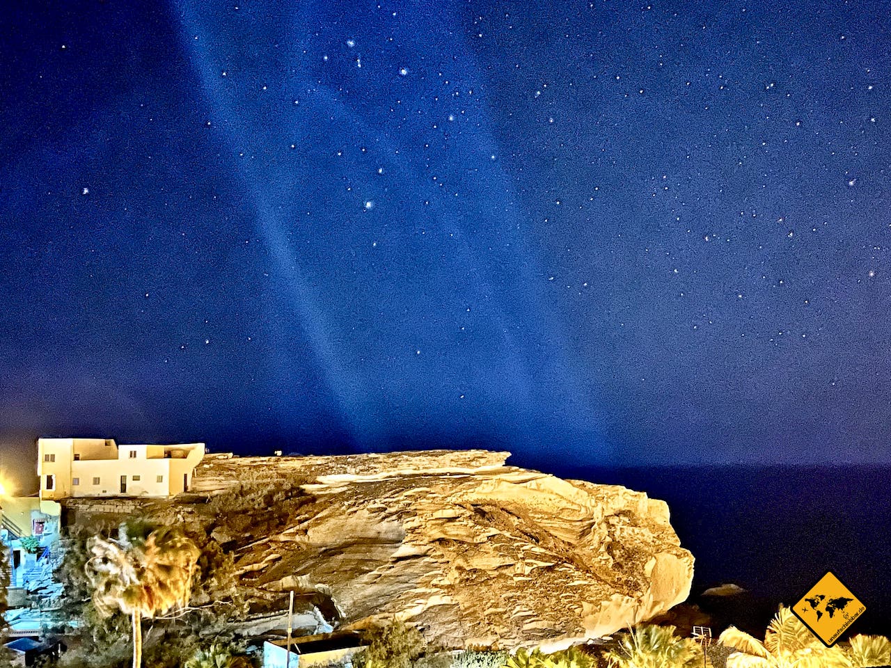 Sternenhimmel Felsen iPhone Foto Teneriffa