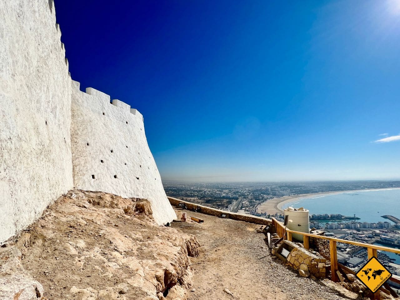Agadir Sehenswürdigkeiten Festung Kasbah Oufella