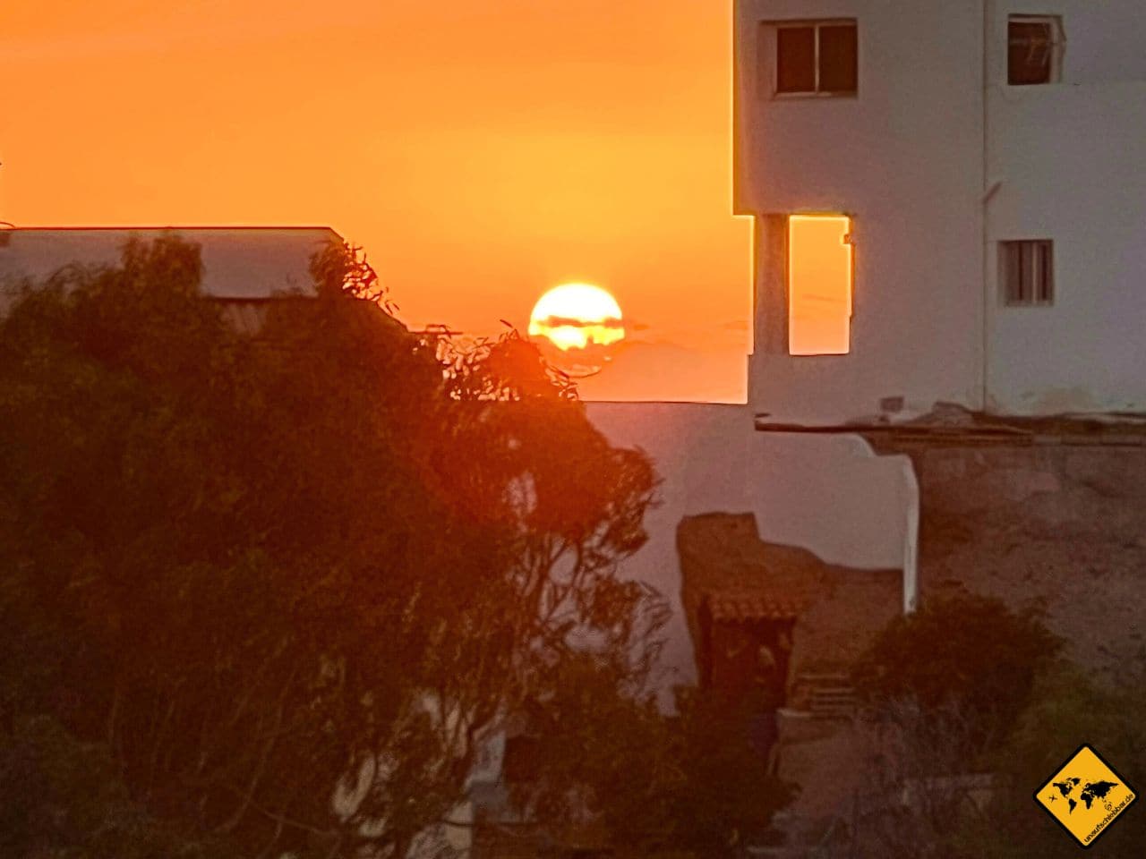 Calima Teneriffa Sonne