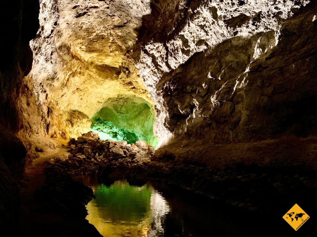 Lanzarote Vulkanhöhle Cueva de los Verdes