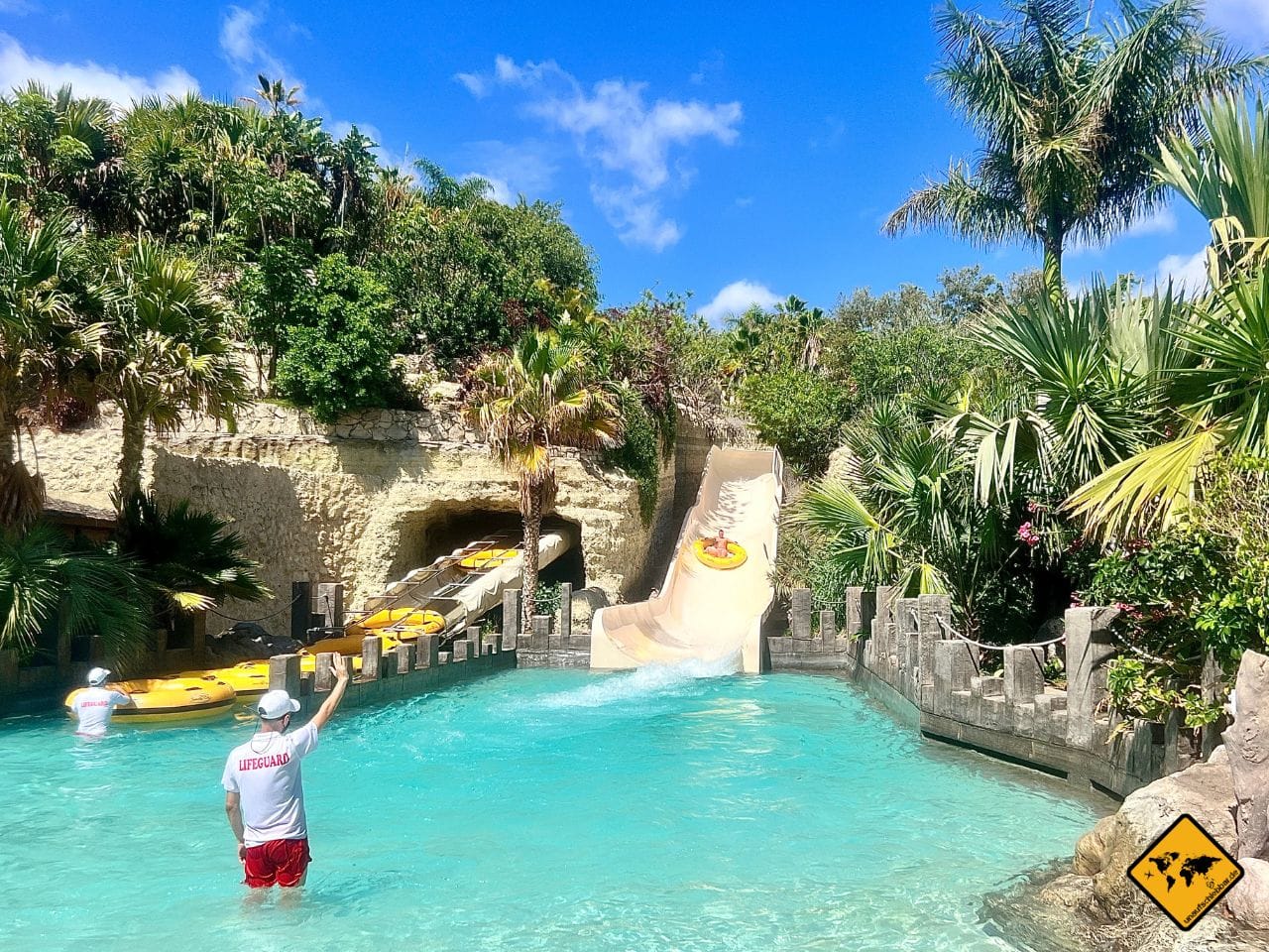 Siam Park Wasserrutsche Vierer-Reifen