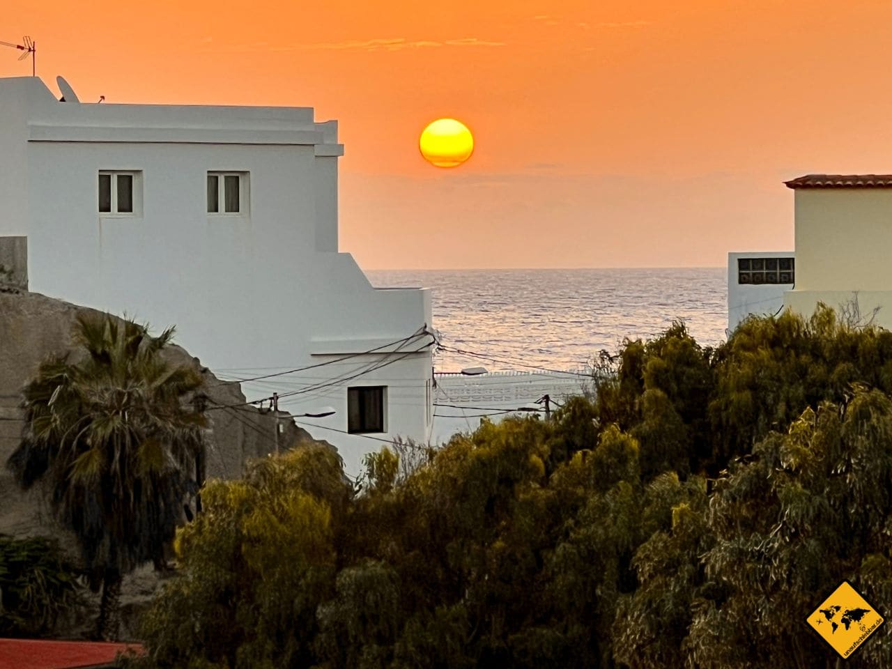 Calima Sonne Oktober Teneriffa