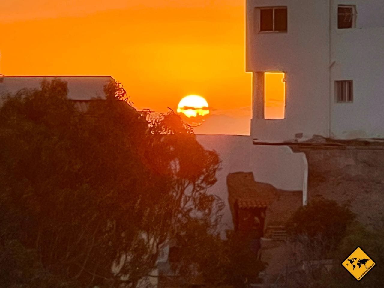 Calima Sonne Teneriffa Januar