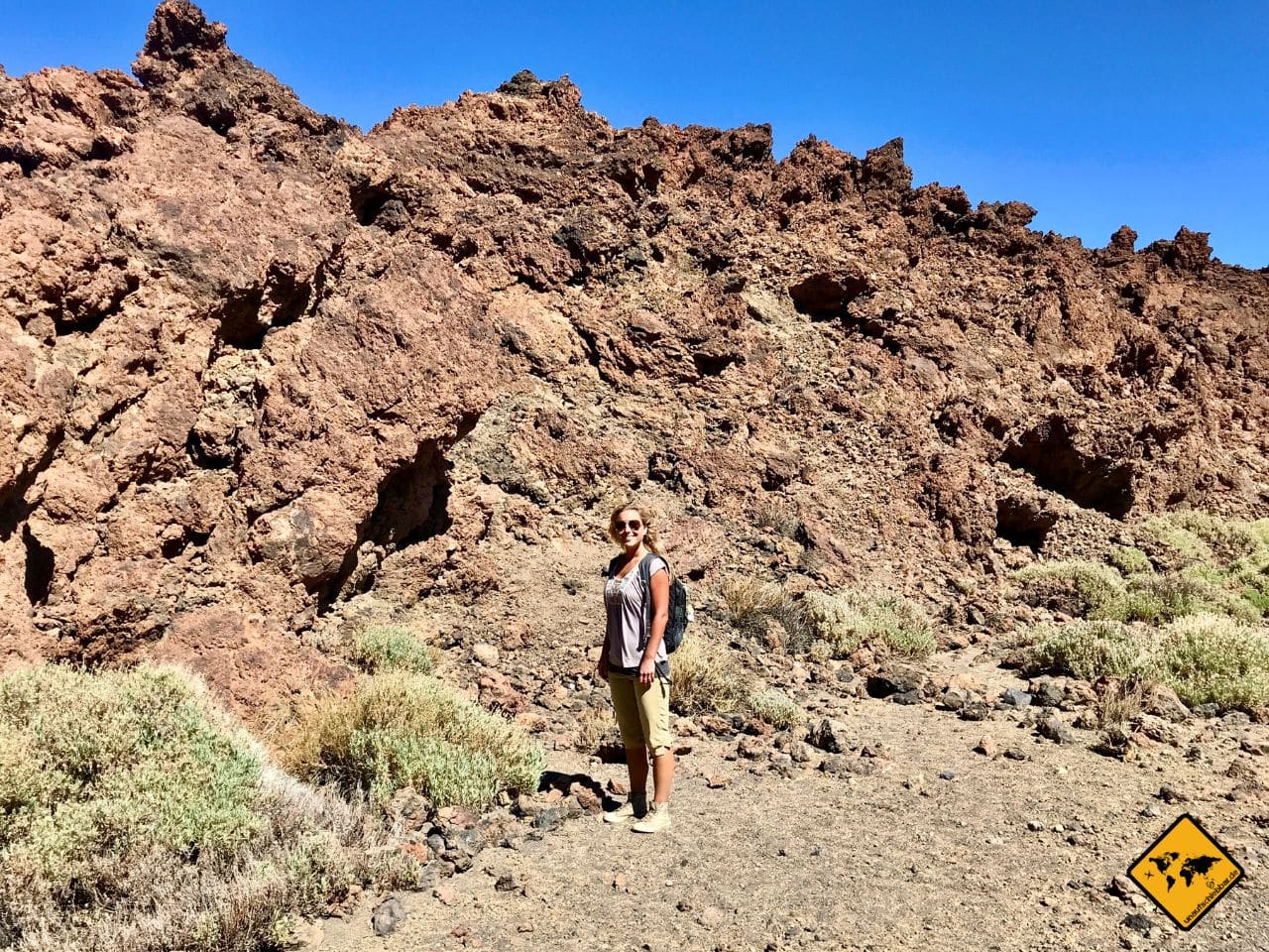 Lavafeld Teide Nationalpark wandern