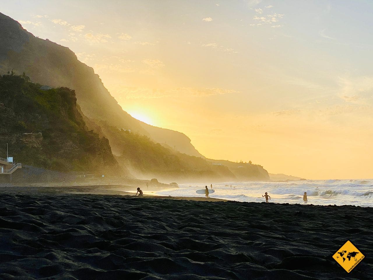 Playa del Socorro Sonnenuntergang Oktober